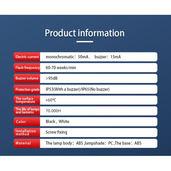 Luz de advertencia de señal de alarma de la máquina de 4 capas Eficiencia luminosa 70000 horas