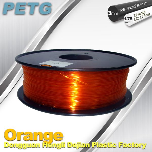 RepRap, 3D impressora ASCENDENTE PETG resistência do ácido e do alcalóide do filamento de 1,75 ou de 3mm