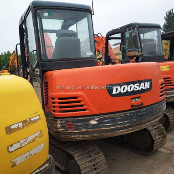 Peinture d'origine mini creuseuse utilisée doosan55/deuxième main doosan55 prix bon marché en vente