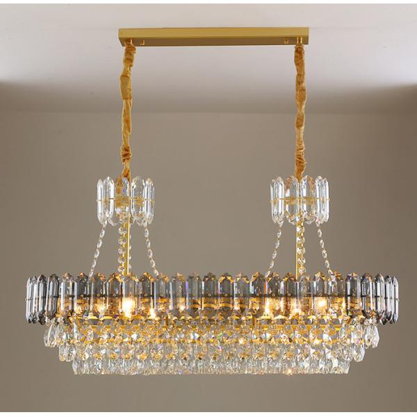 Света люстры СИД привесные с тенью металла/стекла/Кристл для домашнего украшения