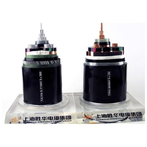 Shanghai Shenghua Cable Group Industrial Plants Steel Wire Outdoor Armoured Electrical Cable 6.6KV - 35KV