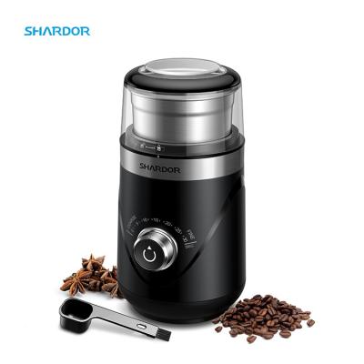 máquina de café compacta da bacia removível recarregável do botão do sincronismo do ABS do moedor de café 150W