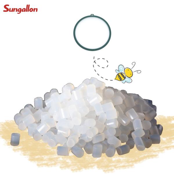 SEBS / Óleo mineral TPE Material elastomérico para anel de vedação Anel de requisito de caixa de almoço