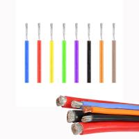 O PVC contínuo isolou o gancho de cobre estanhado do fio de cobre acima do cabo para o diodo emissor de luz que ilumina 30AWG