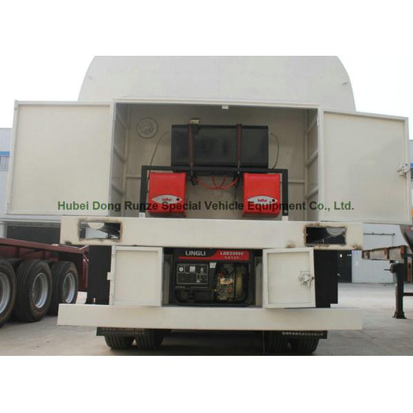 50Ton liquid Asphalt Tanker Semi-trailer with 2TBL45P BALTUR Heating and Insulation