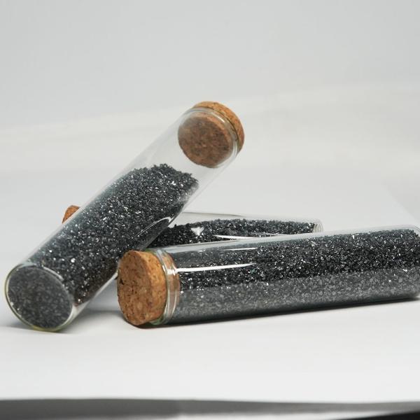OEM 98% Purity Black Silicon Carbide Powder Hexagonal Crystals