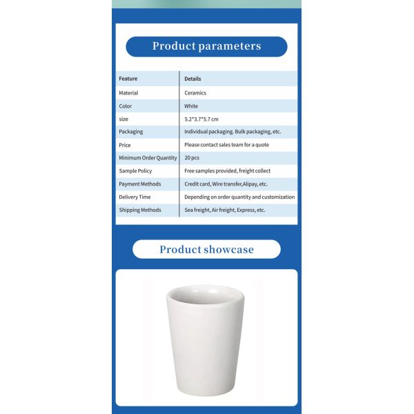 Direct Factory Sale Sublimation Ceramic Cups with Gradient Design Conical Shape for Business & Promotional Gifts