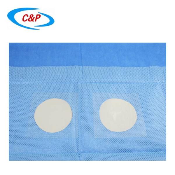 SMS Nonwoven Fabric Surgical Femoral Radial Angiography Drape For Hospitals And Clinics