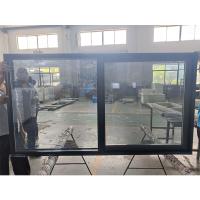 Résistant au mildiou énorme noir UPVC vitre coulissante pour la décoration de la maison