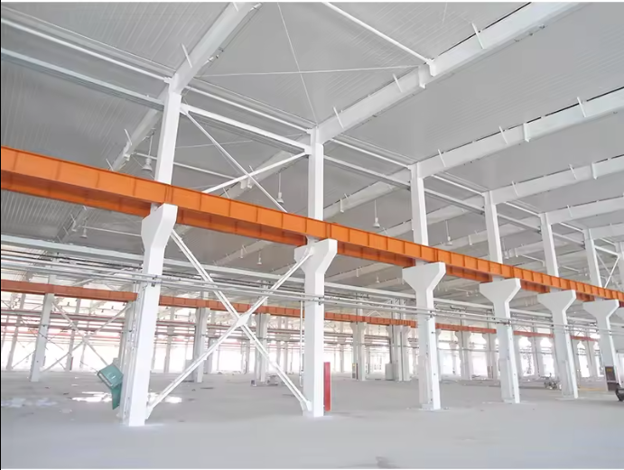 Prefabricated Fire Proof Steel Frame Workshop/Warehouse/Hangar Building