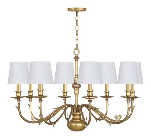 Rustic copper chandeliers 8 Lights with lampshade Project Lighting (WH-PC-11)