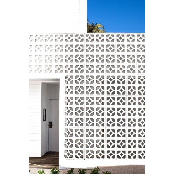 Modular Interlocking Concrete Screen Block Fast Installation System hollowed Wall Decoratin brick