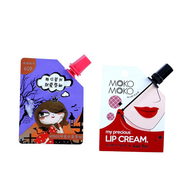 Poche en aluminium de bec du maquillage 10mm empaquetant le mascara et la lèvre