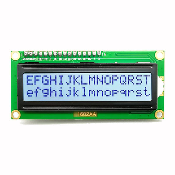 Характер LCD интерфейса 16x2 I2C показывает голубой номер схемы 5V 4