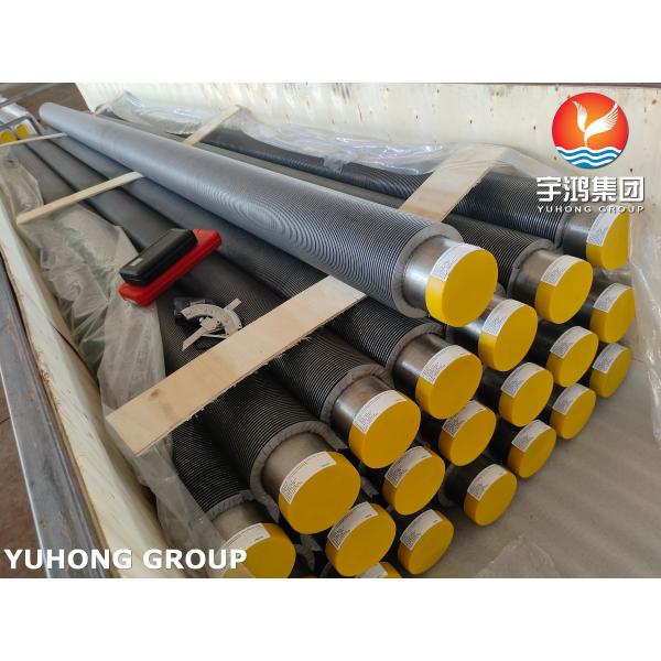 ASTM A335 P9 Alloy Steel Solid Fin Tubes For Petrochemical Refining Industries