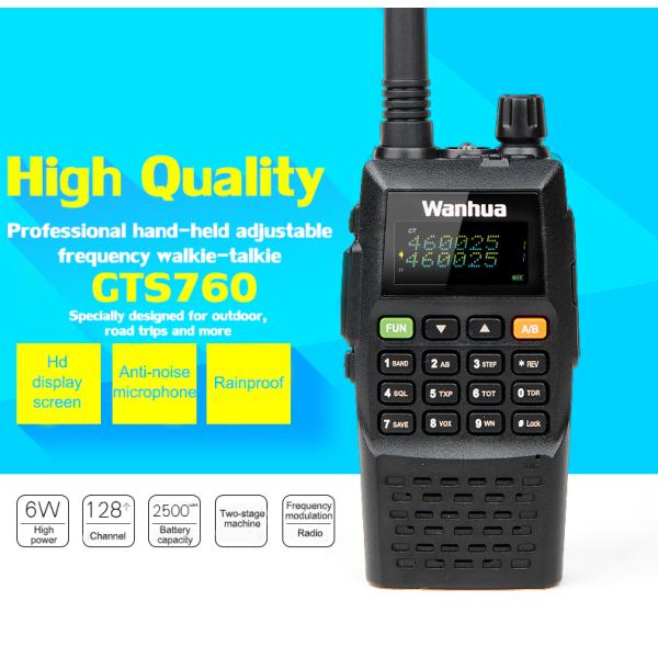 2500mAh Battery Capacity Long Range Walkie Talkie for Professional Communication