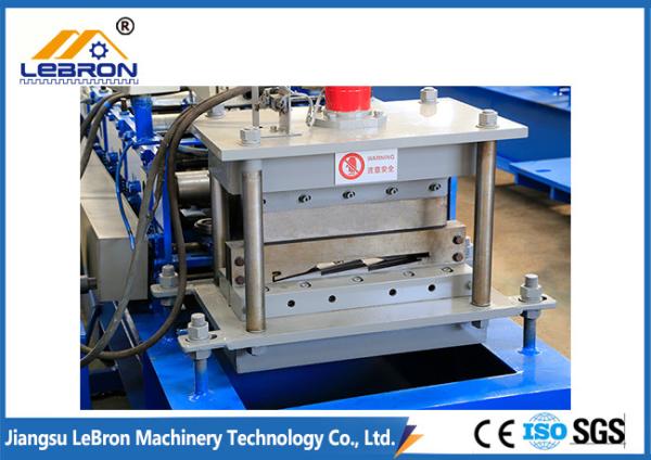 80mm Shaft Glazed Tile Roll Forming Machine 15 Roller Stations Long Time Service