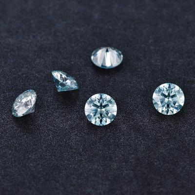Coloured Blue Lab Created Loose Moissanite Gemstones Diamonds 3mm