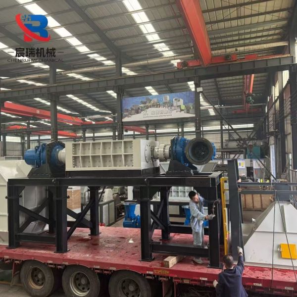 Customized Two Shaft Shredder for Metal Plastic Waste Recycling Machine for Sale