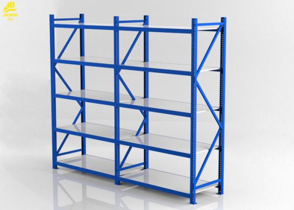 300KG / Laye Light Duty Storage Rack 2Mx0.6Mx2M Blue Color Steel Materials
