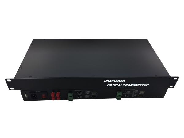 Full HD 4 Channel lossless 1080P/60Hz HDMI with RS232 audio to Fiber Optic Transmitter Receiver 4 core