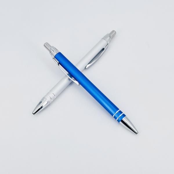 Oficina Negocios de metal de aluminio de prensa bolígrafo de alta calidad bolígrafo de logotipo personalizado