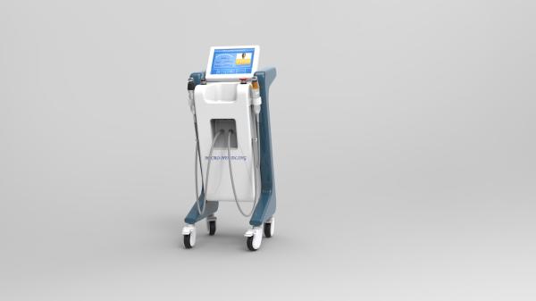 Fractional RF microneedle machine with needle handle and no needle handle