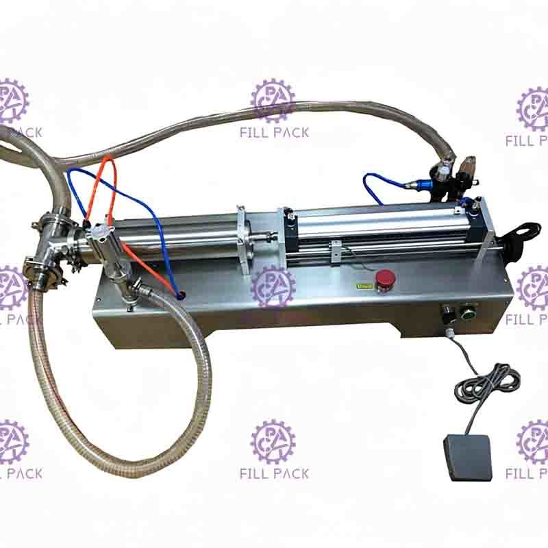 0.6mpa Single  Head Pneumatic Paste  Liquid Filling Machine