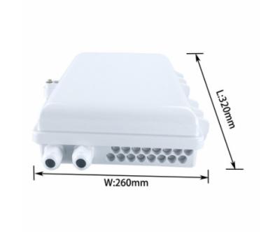 High-Density Fiber Management 16 Core Outdoor Fiber Optic Splitter Box ABS / PC Eco Friendly Materials