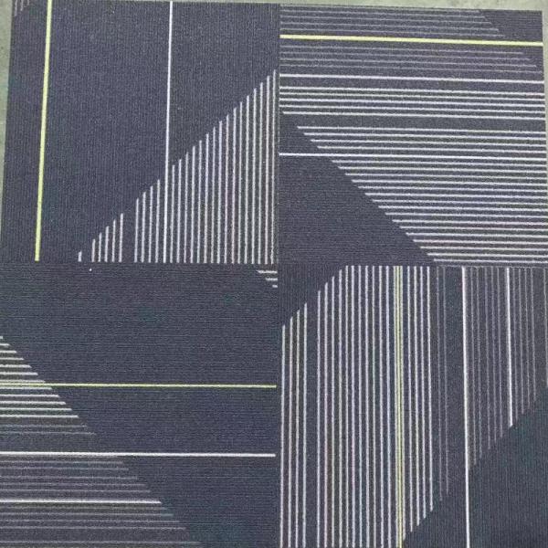 5-Star Hotel Square Nylon Printed Carpet Tiles Made by Nylon with PE Modular Backing