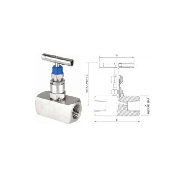 Stainless Steel Needle Valve 1/2