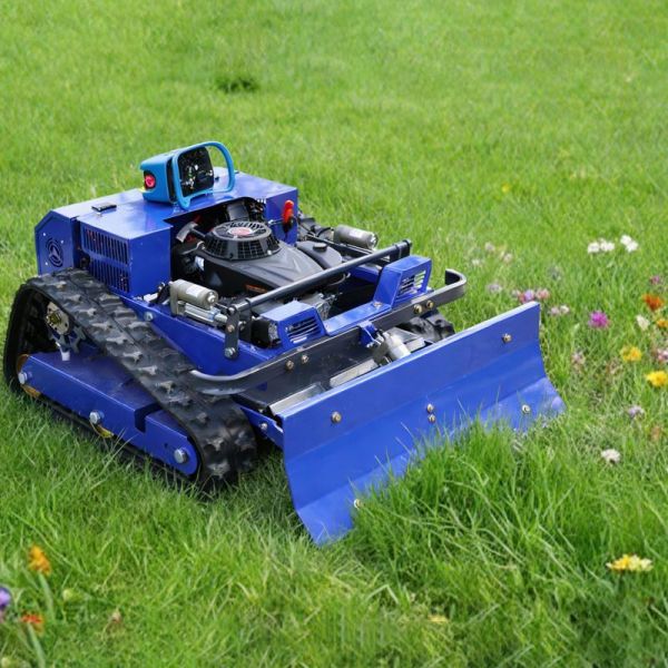 US Spot CE Approved Remote Control Crawler Gasoline Powered Wireless Control Lawn Mower Orchard Self-Propelled Mowing Machine