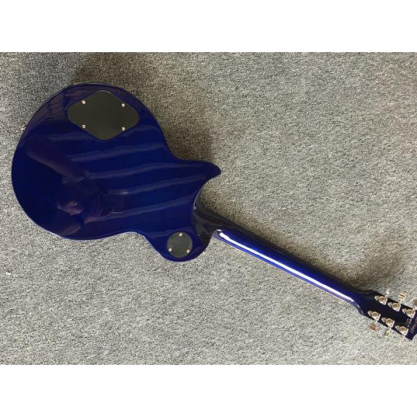 2017 New + guitar factory + Chibson LP custom electric guitar blue flame maple top LP custom 1959 guitar Free Shipping L