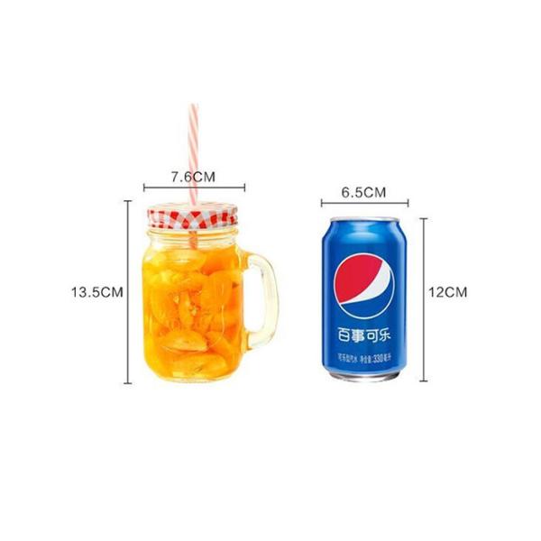 стеклянные тары сока 480ml пустые привинчивают дружелюбное крышки металла эко-