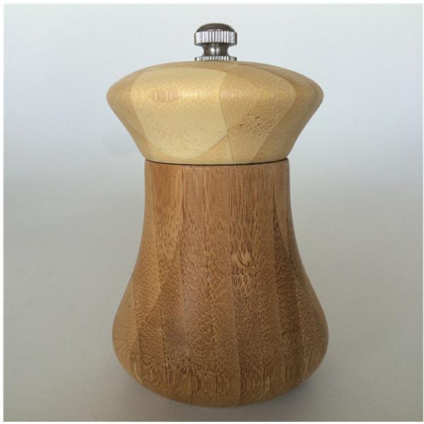 Bamboo Wooden Pepper Mill And Salt Shaker For Kitchen Cooking Tools