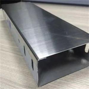 OEM 201 Stainless Steel Cable Tray Rectangular Shape With Polishing Surface