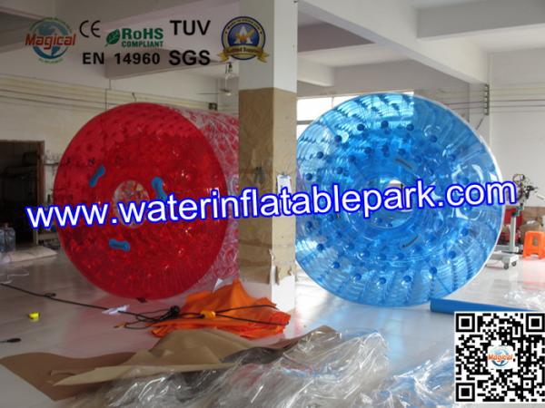 Colorful Transparent Hamster Inflatable Roller Ball 1.0mm PVC  / TPU