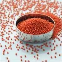 Pellets en plastique de couleur résistant à la couleur Nylon PA Colorant Masterbatch Orange Pour l'extrusion de moulage par injection