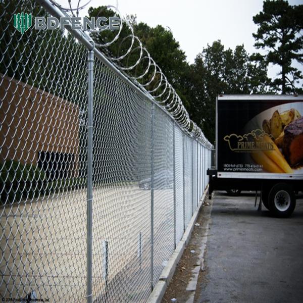 Barbed Chain Link Fence Security
