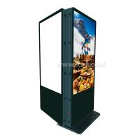 Display de mídia em pé em ambientes internos