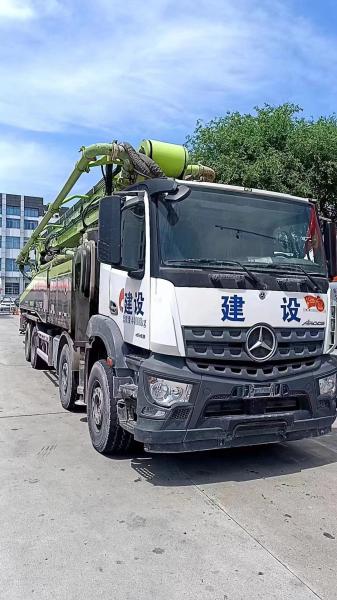 2020 Zoomlion Mercedes Chassi 63m Caminhão de bomba de concreto 180m/h Teor Output Pesado 44400KG Peso do veículo