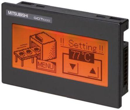 Mitsubishi GOT1000 GT1020-LBD 3.7 in LCD Touch-Screen HMI Display, Monochrome, 160 x 64pixels, 113 x 74 x 27 mm