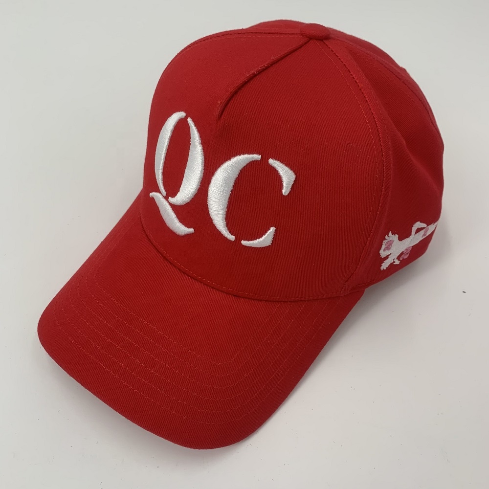 Baseball Caps Custom Embroidered Logo A Frame 5 Panel Cotton Twill Hat