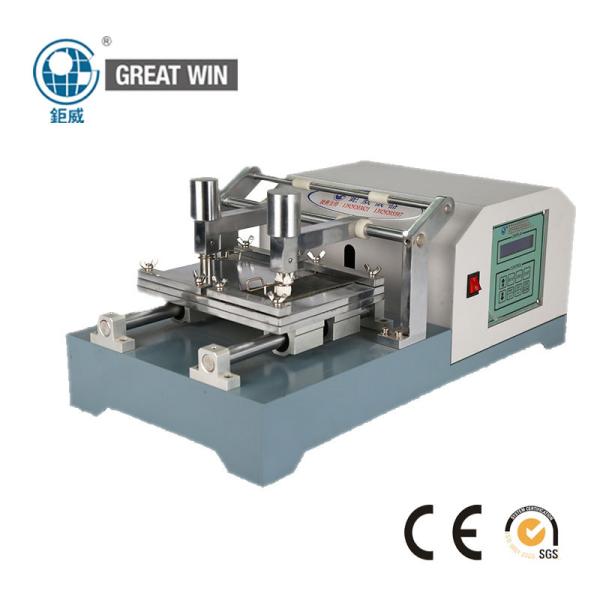 LCD Display Electronic Crockmeter , Leather And Textile Crocking Meter