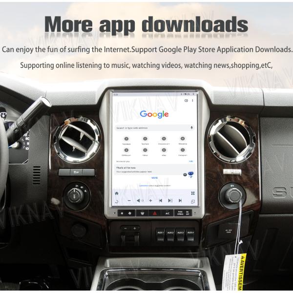 12.1'' Touch Screen 8core Android 13 Car Dvd Player Для автомобиля Ford F250/F350 2013-2014