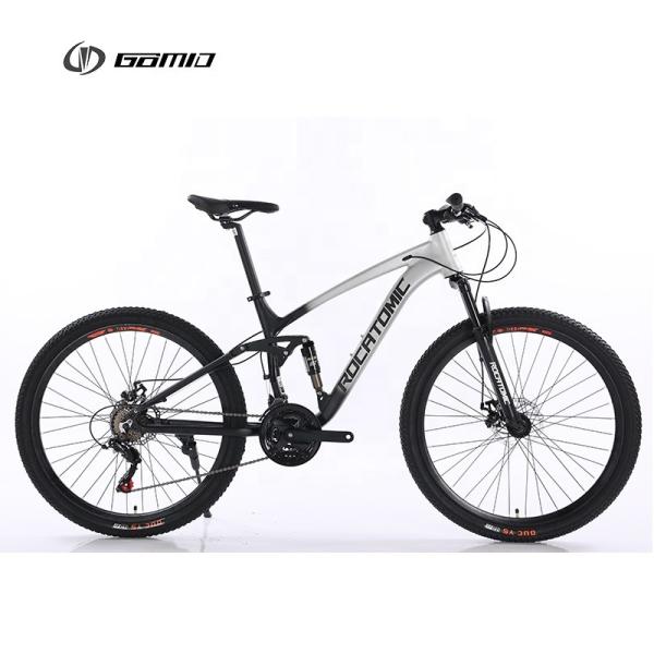 Disc Brake and SHIMANO TZ500-7 Freewheel Bicicletas GOMID Soft Tail Mountainbike Four Link Bisiklet Full Suspension Bike