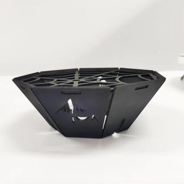 Non-rusting Outdoor Camp Stove Black Propane Burner for Traveling and Picnic