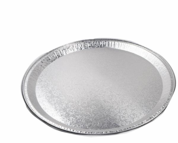 Round 12 Flat Aluminum Foil Catering Tray Work Home Packing