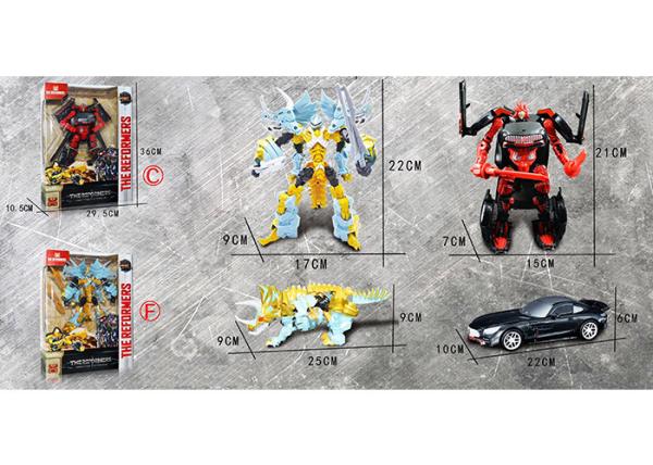 9  Plastic Transformers Car Robot Toys / Action Figure Dinosaur Transformer Toy