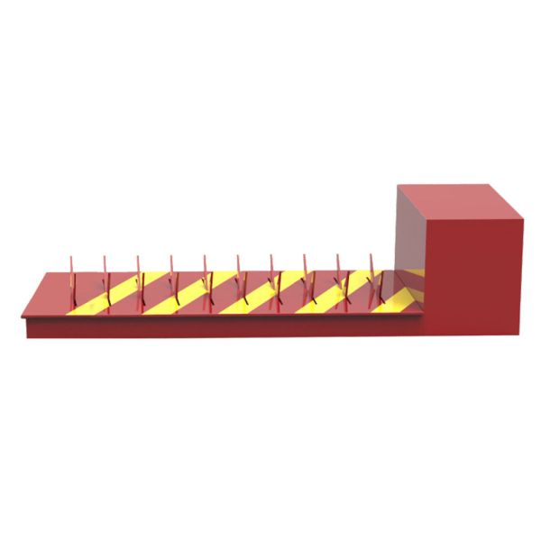 Rise Time 100mm per second Automatic Tyre Killer Adjustable Spike Height Customizable Size L by 550 by 80 Millimeters for Vehicle Barrier